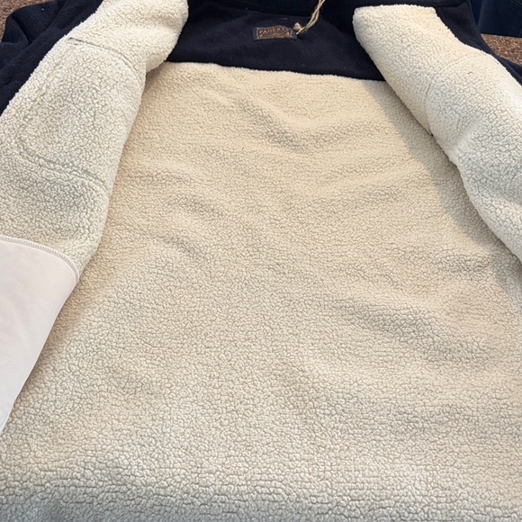 Faherty Men's Dark Blue Range Fleece Lined Shirt Jacket-L - Picture 7 of 13